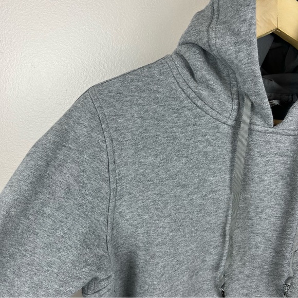 Lululemon Wind Down Pullover Hoodie Sweatshirt Womens Size 8 Gray Athletic Comfy - Picture 6 of 10